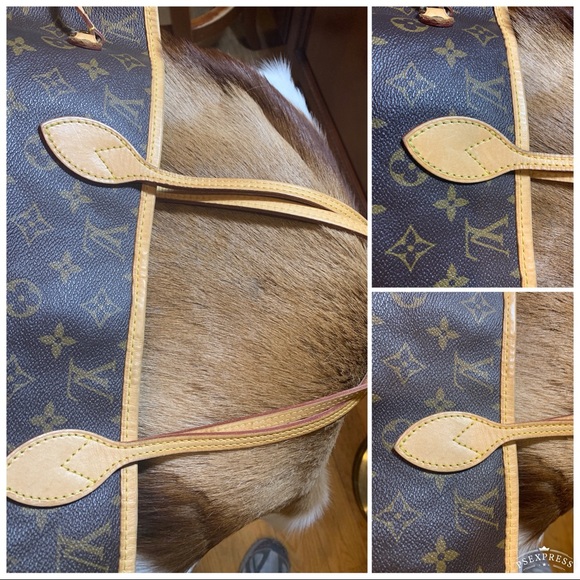 ‼️SOLD on ♏️‼️LV NEVERFULL MM GORG EUC/DUST BAG - Picture 10 of 13